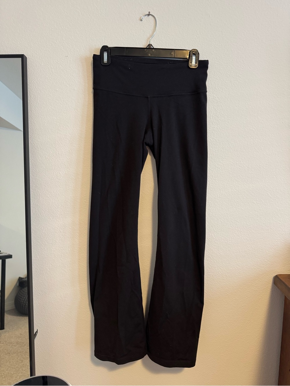 Prana Black Yoga Leggings with Logo